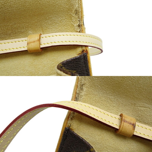 LOUIS VUITTON Brown Monogram Pochette Shoulder Bag - Picture 8 of 10